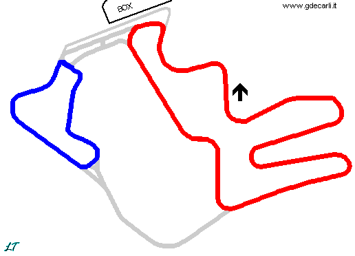 in rosso: East Course (2A)
